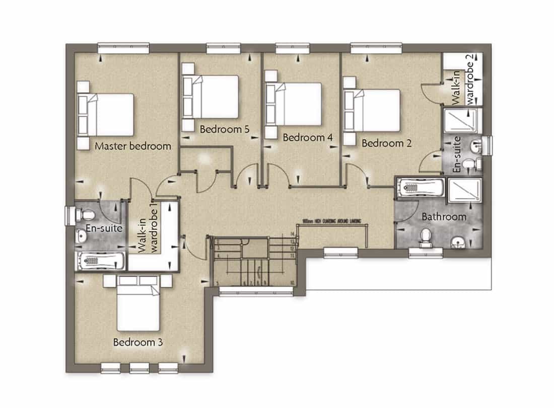 first-floor-Beck-House-Woodborough-Dovecote-View-Swan-Homes