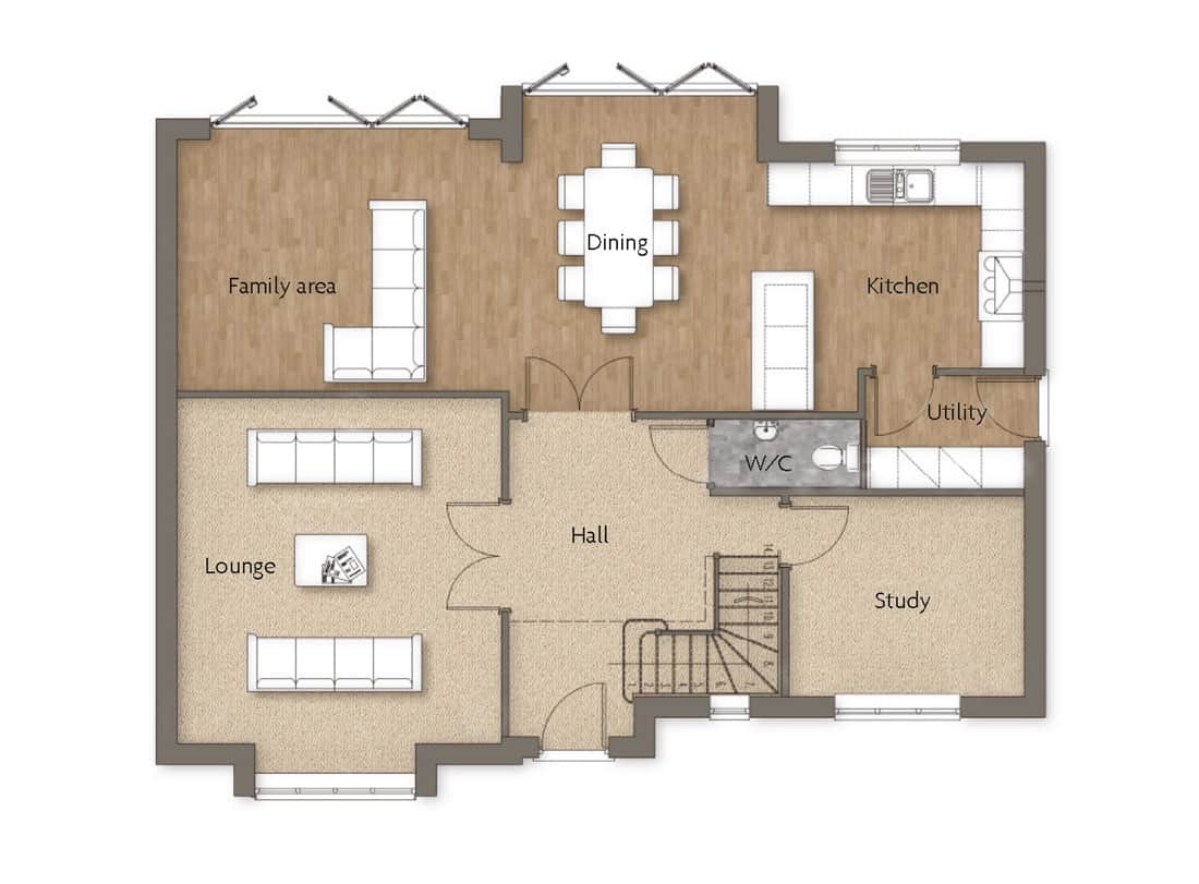 ground-floor-Foxwood-Woodborough-Dovecote-View-Swan-Homes